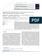 Application of ultrasonic-enhanced active seed crystals in the removal of  sodium oxalate from alumina refinery waste liquor