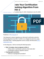 How To Migrate Your Certification Authority Hashing Algorithm From SHA-1 To SHA-2 - Ammar Hasayen