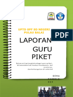 Laporan Guru Piket Kinerja Guru Di SD P.Balai OK