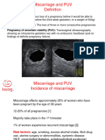 ISUOG Miscarriage and PUV