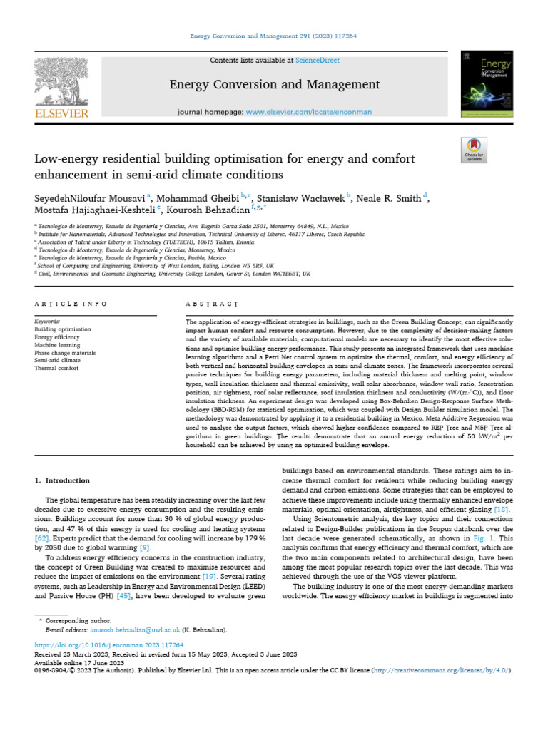 Energy Conversion and Management | PDF | Efficient Energy Use | Thermal ...