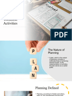 G3 - Planning Technical Activities