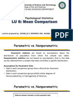 LU 6 Mean Comparison