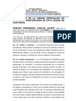 PENI PEROZO FERNANDEZ CARLOS JAVIER Indulto Presidencial Garantias - Signed PDF