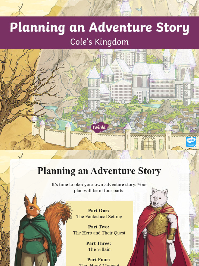 Planning an Adventure Story PowerPoint | PDF