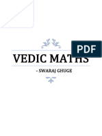 Vedic Maths - Swaraj Ghuge