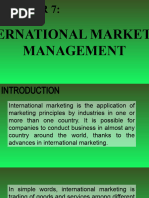 International Marketing Management