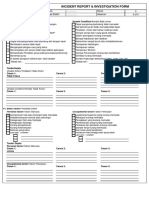 Incident Report & Investigation Form