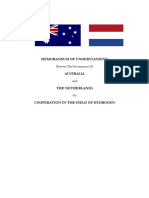 2023 AUSTRALIE - MoU - Cooperation in The Field of Hydrogen