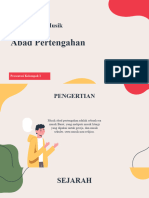 Sejarah Seni Musik Zaman: Abad Pertengahan