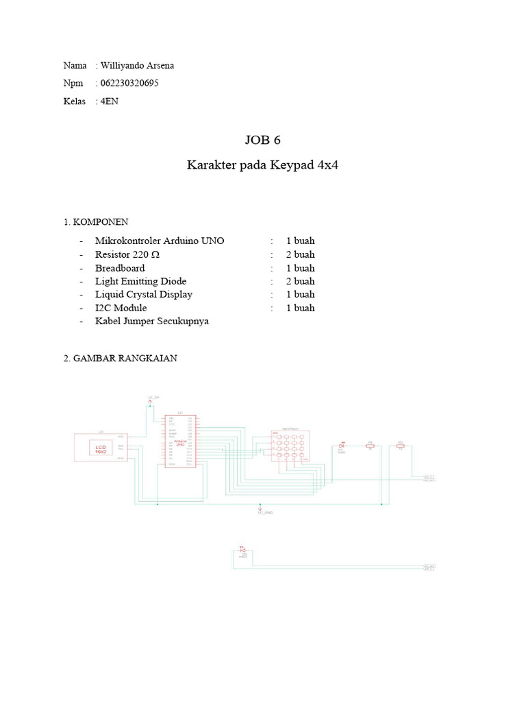 Proyek Keypad 4x4 dengan Arduino | PDF