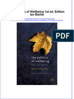 Free Download The Politics of Wellbeing 1St Ed Edition Ian Bache Full Chapter PDF