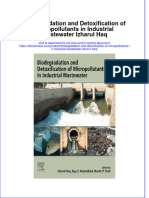 Free download Biodegradation And Detoxification Of Micropollutants In Industrial Wastewater Izharul Haq full chapter pdf epub