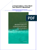 Free Download Biodiversity Conservation A Very Short Introduction David W Macdonald Full Chapter PDF