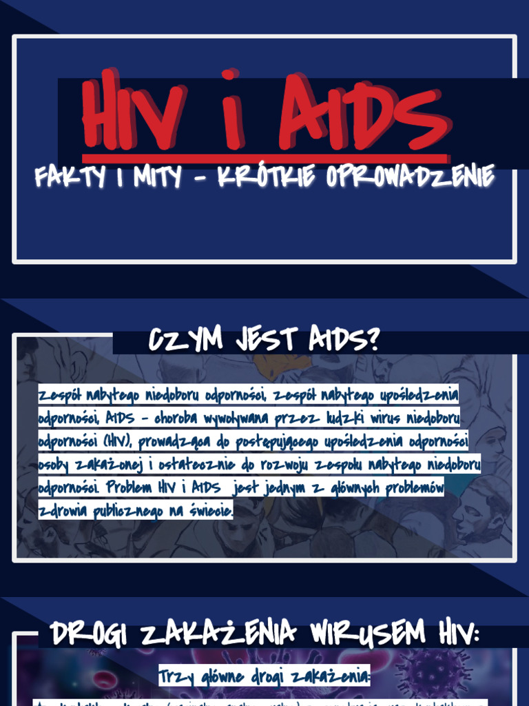 HIV I AIDS Fakty I Mity - Krótkie Oprowadzenie | PDF