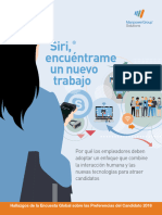 Siri, Encuentrame Un Trabajo - Encuesta de Preferencias Del Candidato 2018