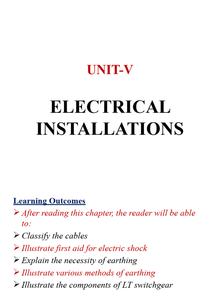 Electrical Safety and Installations Guide | PDF | Fuse (Electrical ...