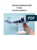 Plush Bonanza Beechcraft V-Tail Crochet Pattern