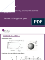 FoP3B Lecture 2 (Energy band gaps)