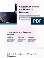 Geometría y Ajustes Del Sistema de Dirección: by Rafael Huaripata Ortega