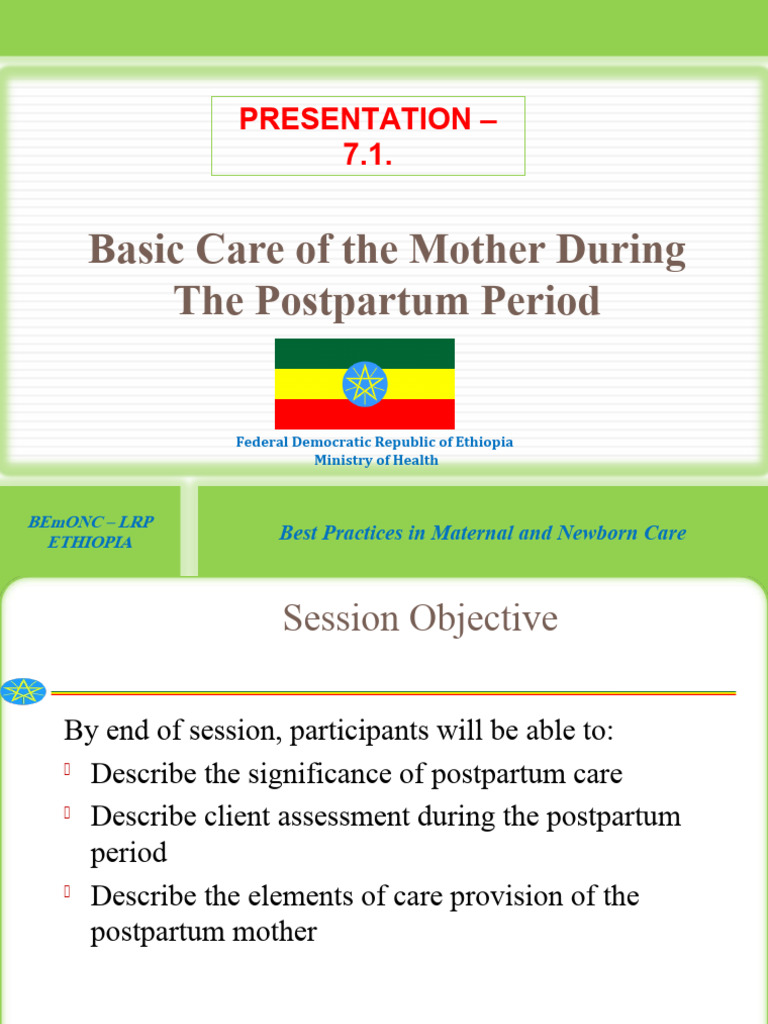 Postpartum Care Best Practices in Ethiopia | PDF | Breastfeeding ...