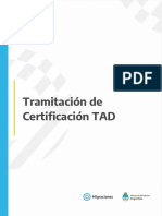 Manual Usuario Certificaciones TAD N