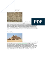 Tugas Sejarah Peninggalan Budaya Mesir Kuno