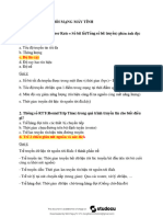 Ngân Hàng Câu H Ỏi Mạng Máy Tính 1. Giá tr ị BER (Bit Error Rate = Số bít lỗi/Tổng số bít truyền) phản ánh đặc trưng nào sau đây c ủa đường truyền?