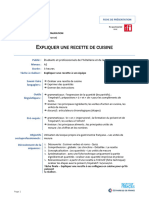 HR Fiche3 PRESENTATION A2 Expliquer Une Recette