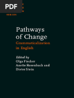 Grammaticalization in Eng - Pathways of Change