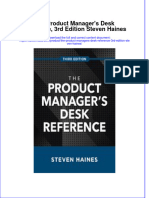 Free Download The Product Managers Desk Reference 3Rd Edition Steven Haines Full Chapter PDF
