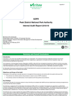 Appendix 4 GDPR Audit Report 2018 - 19