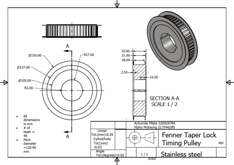 Fenner Taper Lock Pulley2 PDF