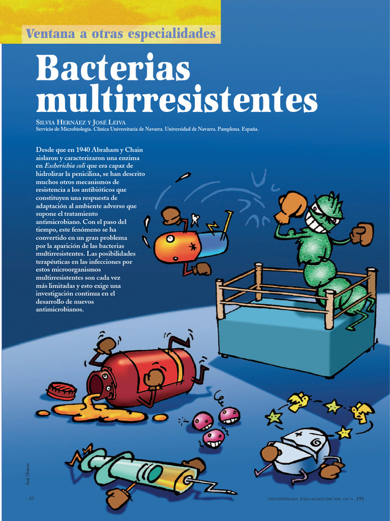 Bacterias Multirresistentes: Ventana A Otras Especialidades | PDF ...
