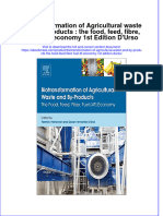 Free Download Biotransformation of Agricultural Waste and by Products The Food Feed Fibre Fuel 4F Economy 1St Edition Durso Full Chapter PDF