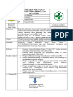 Sop PEMESIHAN PELAYANAN Untuk Mencegah Transmisi