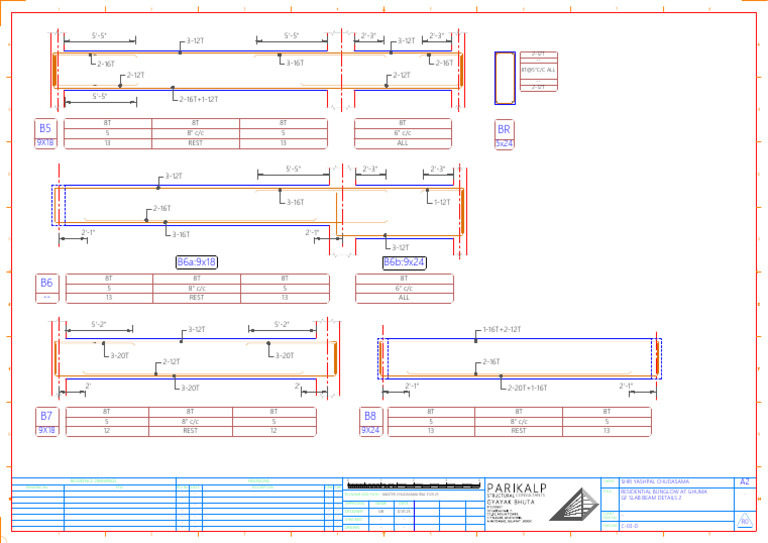 GF Slab Beam Details for Bungalow | PDF