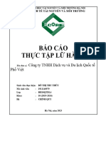 Báo cáo thực tập lữ hành - ĐỗThị Thu Thủy - 1911140979