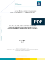 Guia Para La Implementacion Del Sve Prevencion y Control Del Riesgo Biologico