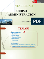 Diapositivas Semana 1 - Administracion