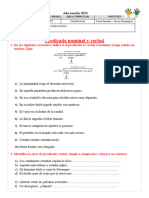 2023 P5 COM BIM4 SEM 26 - PREDICADO NOMINAL Y VERBAL