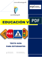 Educación Vial: Texto Guía para Estudiantes