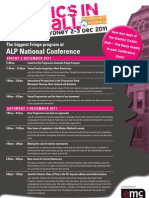 Politics in the Hall - ALP National Conference Fringe