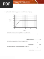 Stopping Distances QP