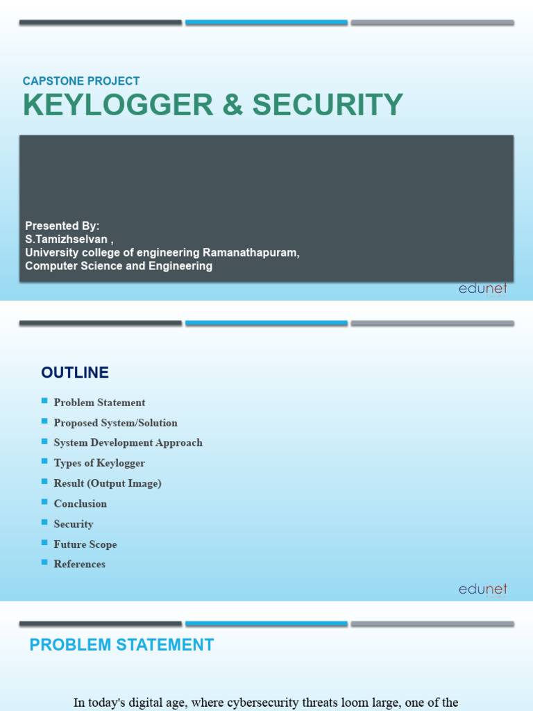 Keylogger Security Solutions Overview | PDF | Security | Computer Security