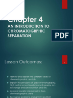 Chapter 4- Introduction to Chromatography