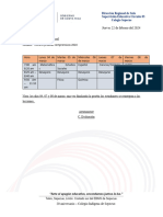 Horario Pruebas Comprensivas 2024