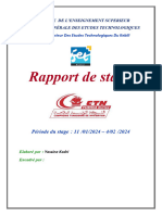 Rapport de Stage