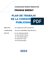 Plan de Trabajo de Publicidad 2024