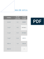 Weekly Schedule